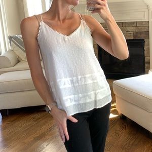 ANN TAYLOR LOFT Size XSP White Blouse